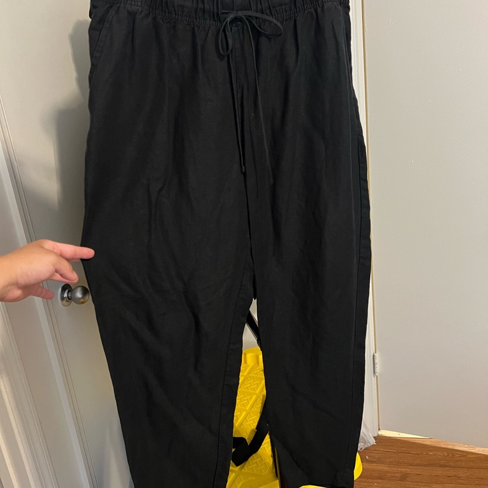 Women's Black Drawstring Pants